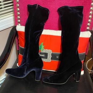 Chic navy Blue  Heeled Boots (Brand  name Getter2)